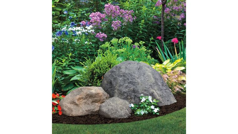 Outdoor Essentials Faux Rock, Large – Gray | Rental