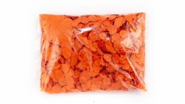 1″ Orange Tissue Circles (1lb) | Purchase | Rental