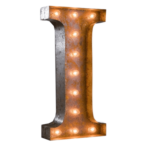 Vintage Marquee Letter | I | 36″ | Rental