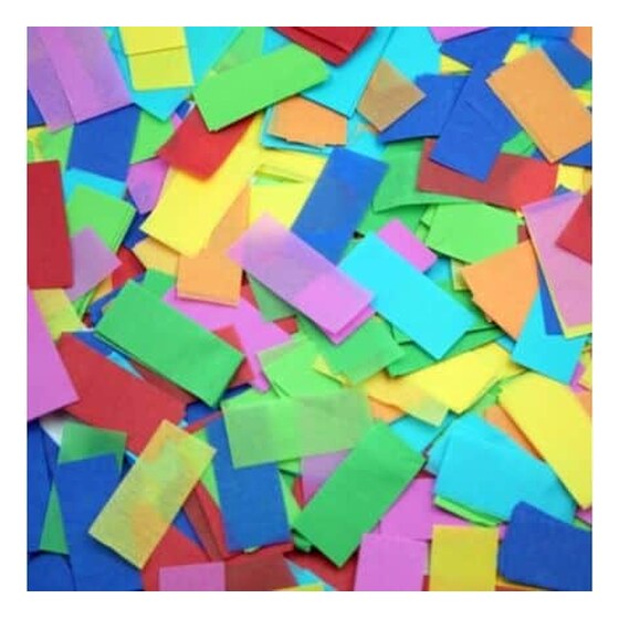 Multicolor Tissue Confetti Bulk | Rental