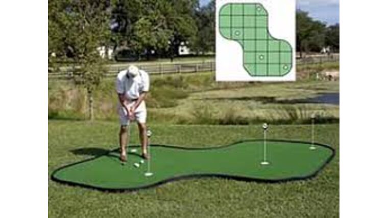 12′ x 12′ Tour Links Indoor/Outdoor Mini Golf Putting Green 4 Pin Game | Rental