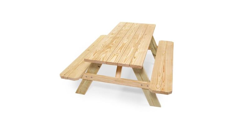 Picnic Table | Wood | Rectangle | 4′ | Kids | Rental