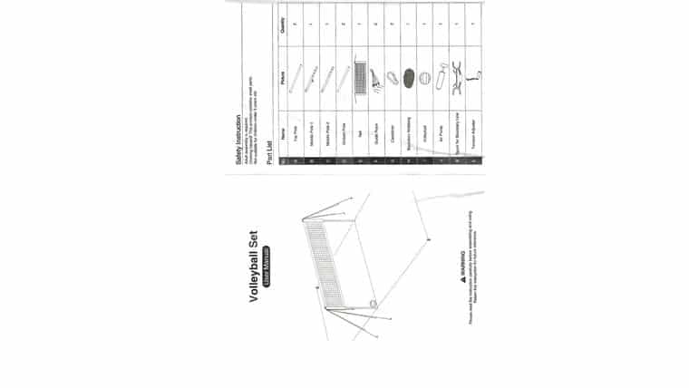 Volleyball Set Game | Rental