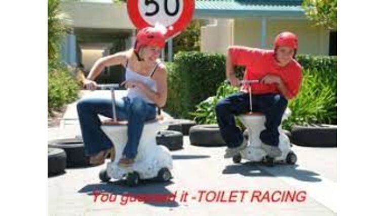 Gotta Go Toilet Racer 4 Pack Package | Rental