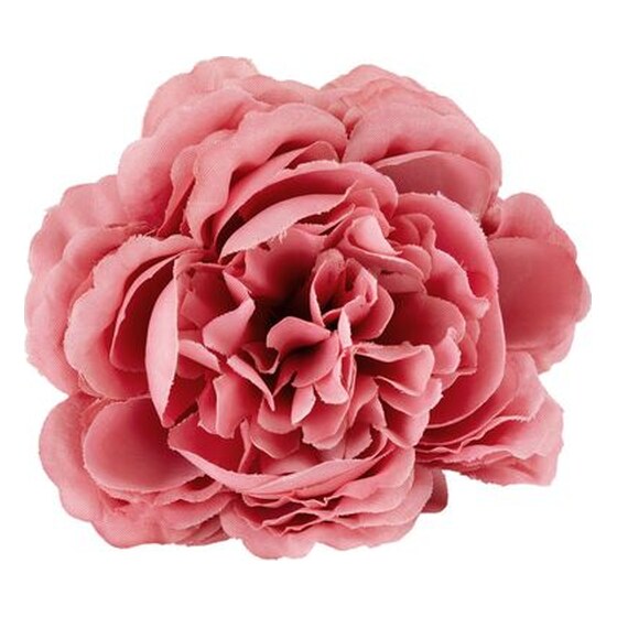 Silk Peony Flower Napkin Ring Holder – Dusty Rose/Mauve | Rental