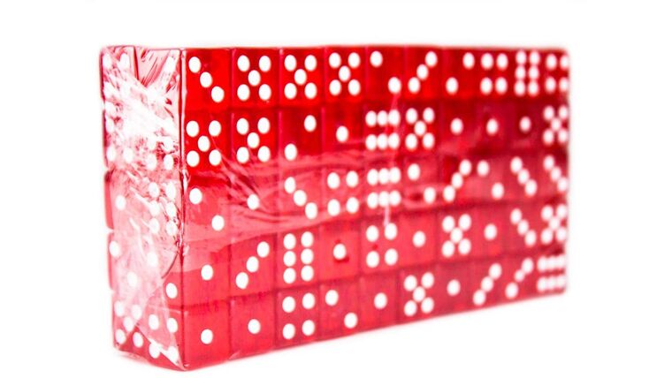 Part – 16mm Red Rounded Brybelly Casino Dice | Rental