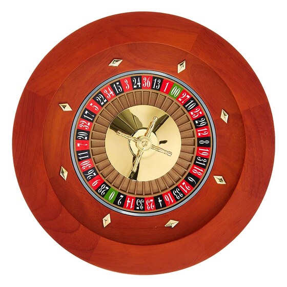 Part - 16" Wood Roulette Casino Wheel | Rental