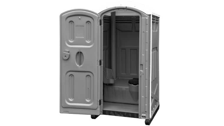 Pink Axxis Portable Restroom Unit | Rental
