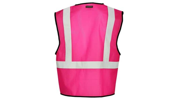 Pink ML Kishigo B120 Series Economy Enhanced Visibility Mesh Identification Vest | Rental