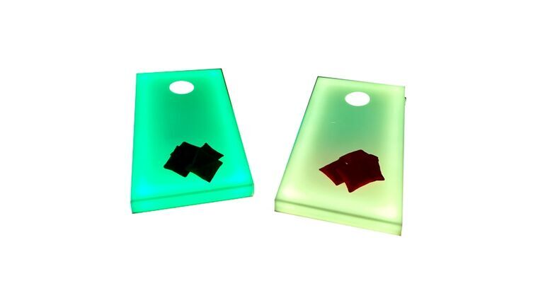 LED Illuminated Corn Hole Toss Game | Rental