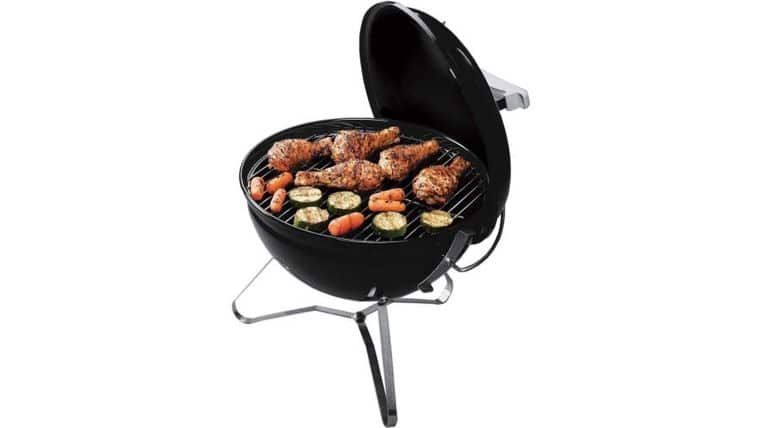 14″ Weber One-Touch Gold Black Porcelain-Enameled Charcoal BBQ – Barbecue Grill | Rental