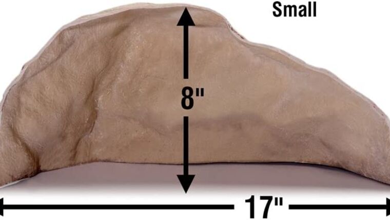 Outdoor Essentials Faux Rock, Small – Tan | Rental
