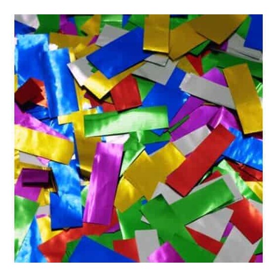 Multicolor Metallic Confetti Bulk | Rental