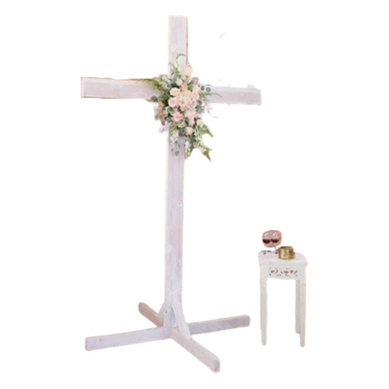 White Wooden Cross | Rental