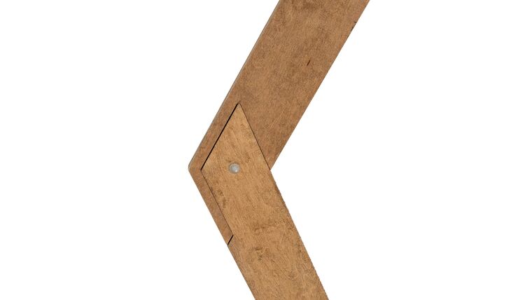 Single Wooden Hexagon Arch – Large – Worn Navy | Rental