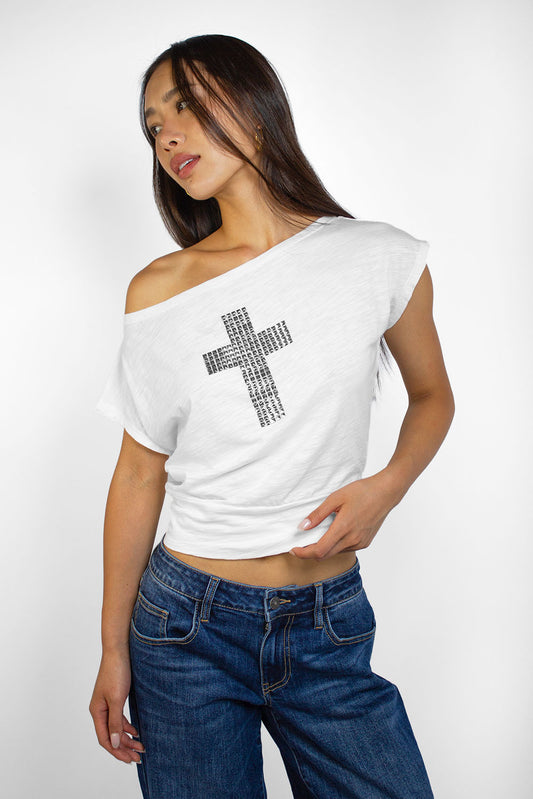 Studded Cross T-shirt