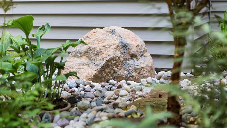 Outdoor Essentials Faux Rock, Small – Tan | Rental