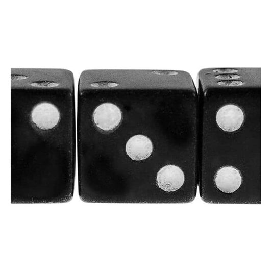 Part – 16mm Black Rounded Casino Dice | Rental