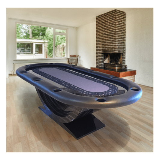 Part – Black Wood Roulette/Craps Casino Table Base Rail | Rental