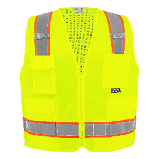 6″ W x 106″ L Yellow & White Checkered Polyester Sash | Rental