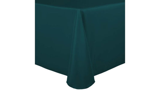 Polyester | Teal | 72″ x 108″ Rectangular Polyester Tablecloth – Teal | Rental