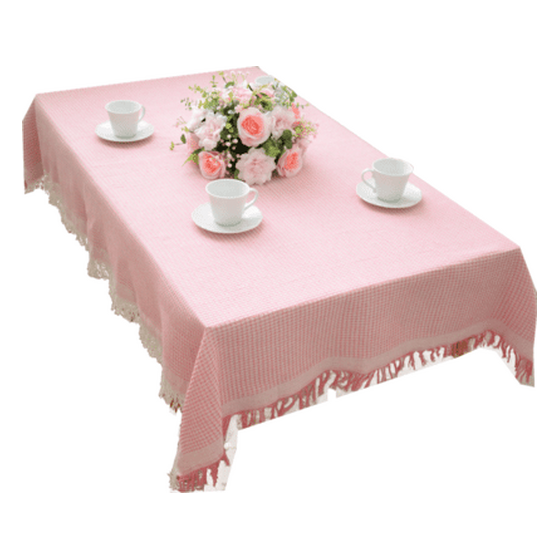 Polyester | Pastel Pink | 60″ x 120″ Rectangle Tablecloth | Rental
