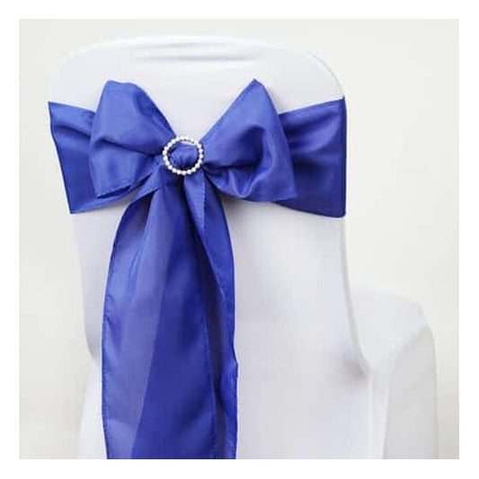 6″ W x 106″ L Royal Blue Polyester Sash | Rental