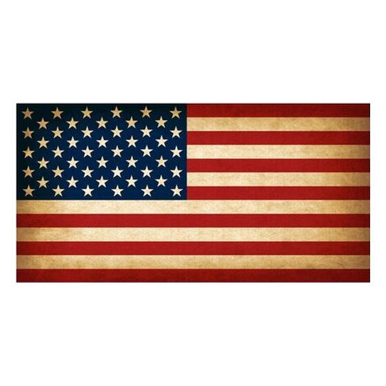Poker/Texas Hold Em – 8′ Oval Casino Table Kit – Vintage Flag | Rental