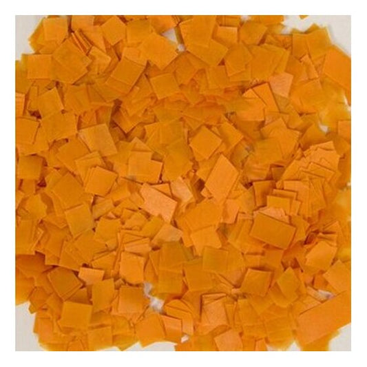 Orange Snow Tissue Confetti Bulk Purchase (1lb) | Rental
