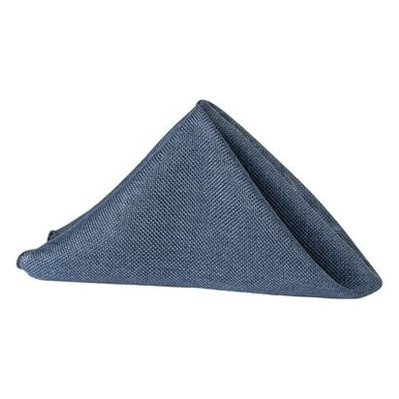 Faux Burlap | Navy Blue | 20″x20″ Napkin Rental | Rental