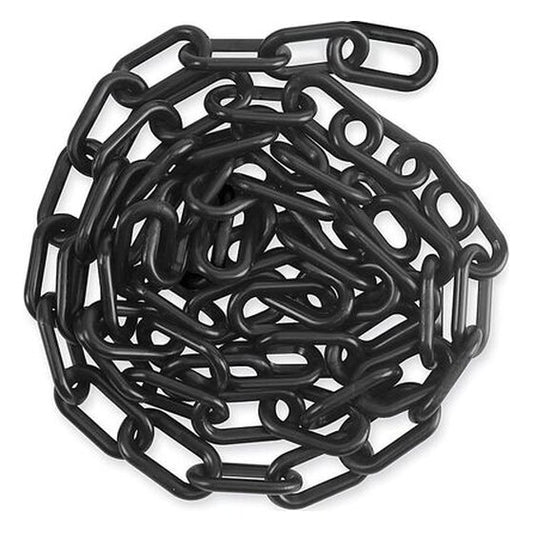 25′ Black Plastic Stanchion Chain | Rental