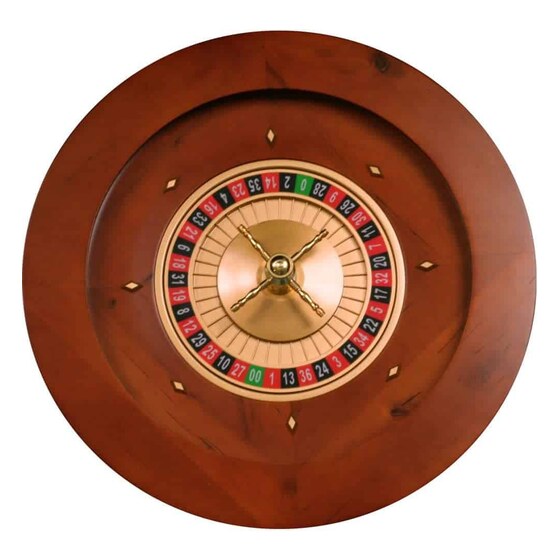 Part - 19.5" Wood Roulette Casino Wheel Rental | Rental