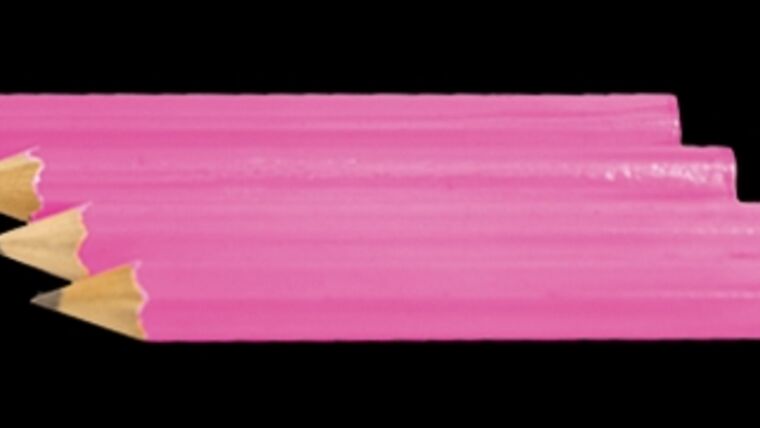Black Light Pink Pencil | Rental
