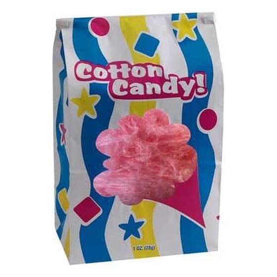 Cotton Candy – Laminated Cotton Candy Bags | Rental