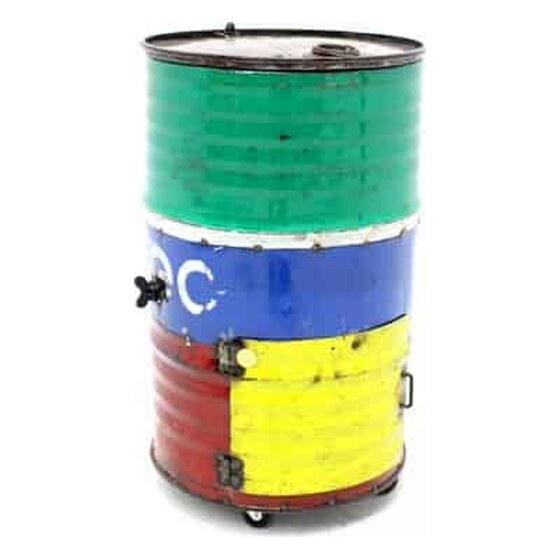 Round Junk Metal Oil Barrel Steel Drum Cooler | Rental