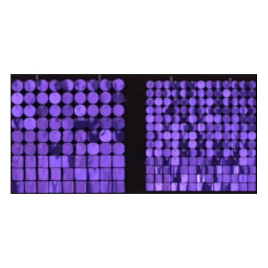 Sequin Shimmer 8’x8′ Backdrop Rental – Purple Mirror | Rental