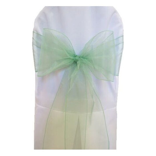 8″ x 108″ Sage Green Organza Sash | Rental