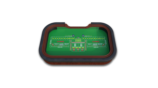 Part - Craps - 8' Green Craps Casino Game Table Only | Rental