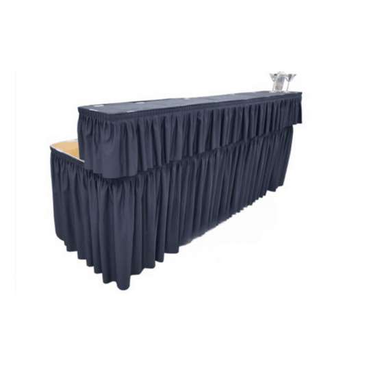 Part – 6′ Bar with Skirting (Skirting In Black) | Rental