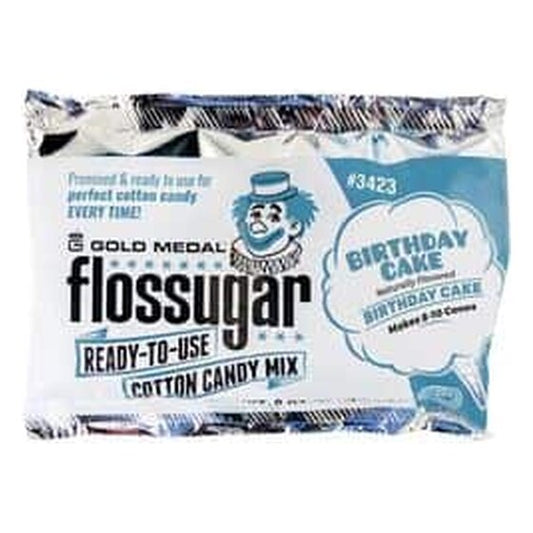 Cotton Candy – Birthday Cake 8-oz. Flossugar Pouches | Rental