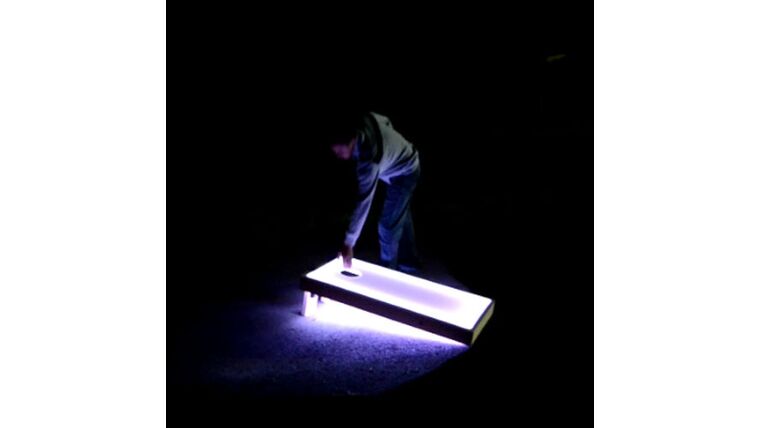 LED Illuminated Corn Hole Toss Game | Rental