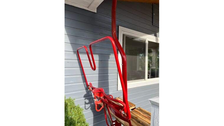 2 Chair Metal Ski Lift Chair | Rental