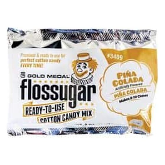 Cotton Candy – Piña Colada 8-oz. Flossugar Pouches | Rental