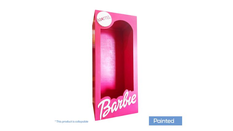 Wood – Collapsible Barbie Box Photo Booth – Pink – ADULT | Rental