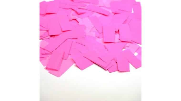 Hot Pink Black Light Tissue Confetti Bulk Purchase (1lb) | Rental