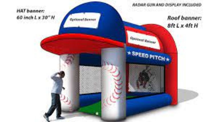Baseball Speed Pitch With Radar Inflatable | Rental