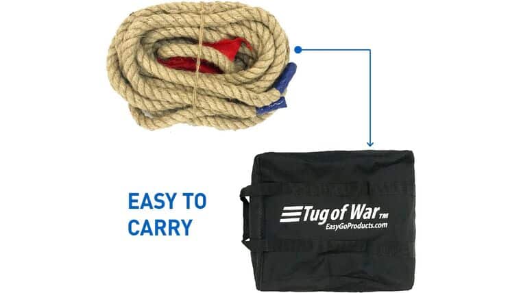 33′ Tug Of War Rope With Flag Lawn Game | Rental