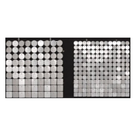 Sequin Shimmer 8’x8′ Backdrop Rental – White Chrome | Rental