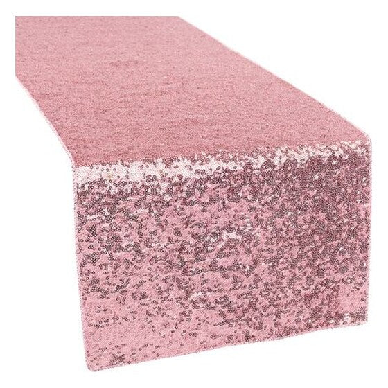Glitz Sequin Table Runner – Pink | Rental