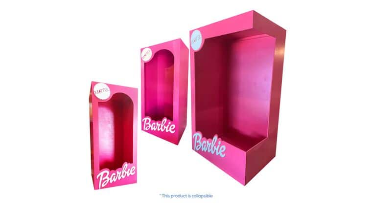 Wood – Collapsible Barbie Box Photo Booth – Pink – ADULT | Rental